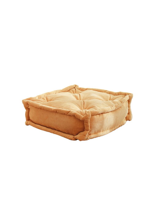 Atelier Del Sofa Cojín de Terciopelo Amarillo 55x55x16 cm Confort y Elegancia